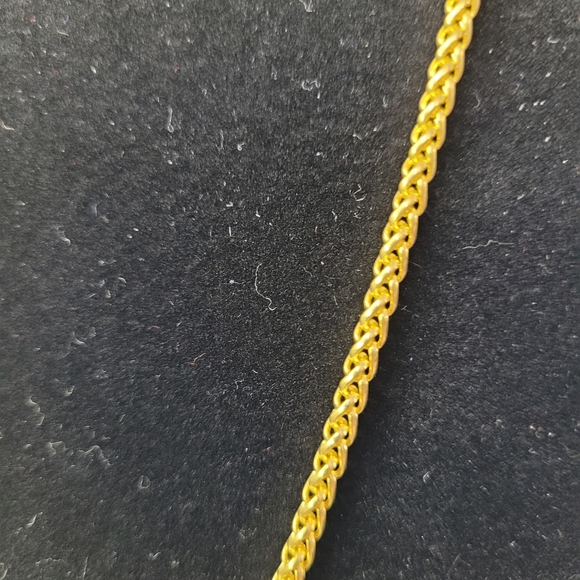 Crucifixion Cross Necklace Goldtone - Picture 5 of 7